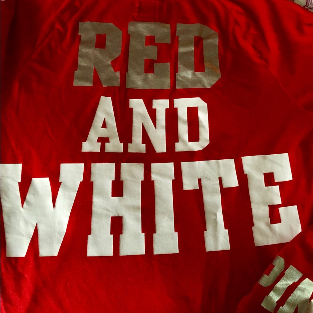 VS Pink Rutgers long sleeve v-neck